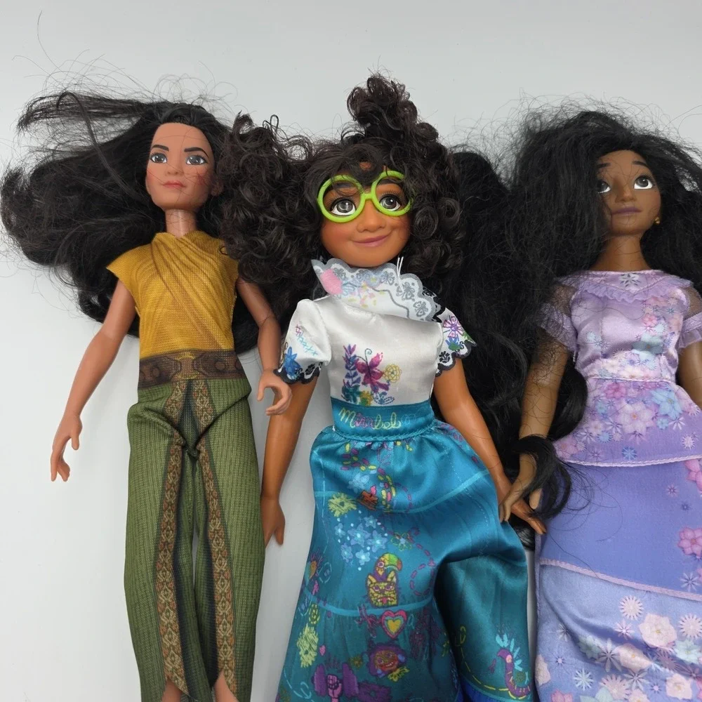 Disney Encanto Doll Figure Set Of 10, Bruno, Isabela, Mirabel, Antonio, Luisa